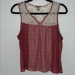 Arizona Jean Co. Lace See Through Top